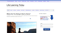Desktop Screenshot of lifelearningtoday.com